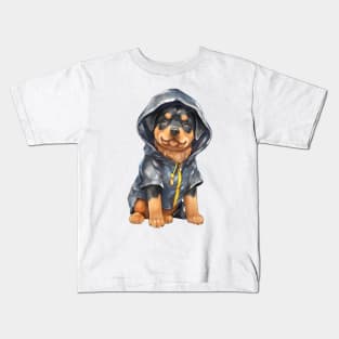 DOG IN A RAINCOAT Kids T-Shirt